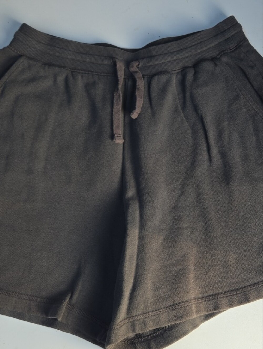 Casual Knit Drawstring Shorts